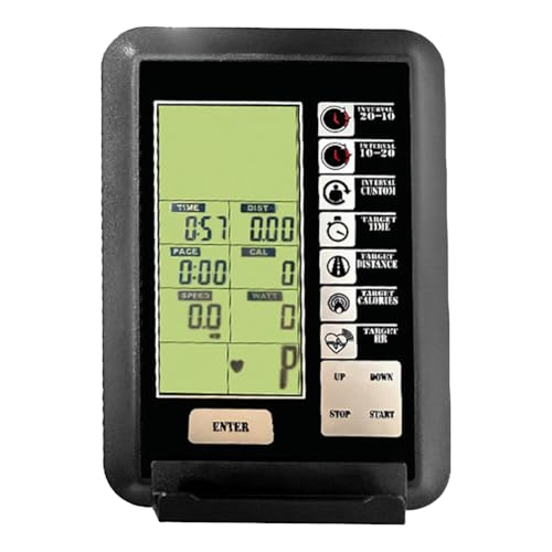 Heimtrainer-Monitor Air Bike Computer Fahrrad Tachometer Kilometerzähler for Trainingsdaten Trainer Display ohne Herzfrequenz Heimtrainer-Monitor Air Bike Computer Fahrrad Tachometer Kilometerzähler for Trainingsdaten Trainer Display ohne Herzfrequenz von HDURPCA
