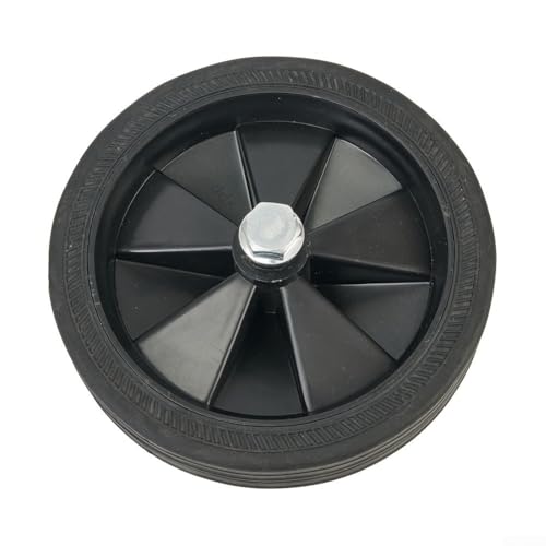 Luftkompressorräder, gemeinsames Ersatzteilloch for Luftkompressorräder for einfache Mobilität, schwarze stoßfeste Lenkrollen, Fußpolster (5-Zoll-Rad)(6 inch wheel) von HDURPCA