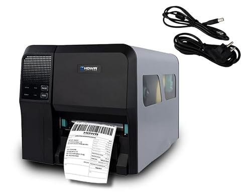 HDWR OPrint-IA200WN Etikettendrucker, groß, Thermisch und Thermisch, 203 DPI, Geschwindigkeit 203 mm/s, USB, LAN, WLAN, ideal für Lager und Vertriebszentren von HDWR