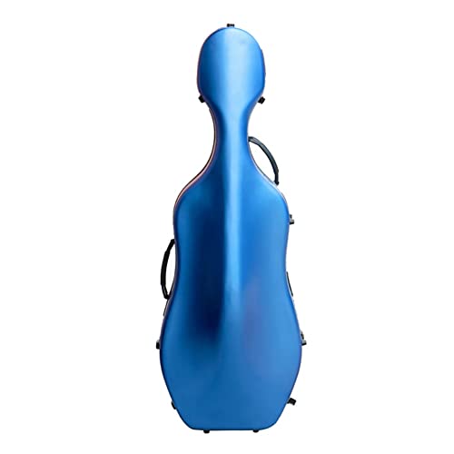 HDYNUZ Cello-Koffer mit Rädern, ultraleichte Karbonfaser, für 4/4-Cello (Color : Blue) von HDYNUZ