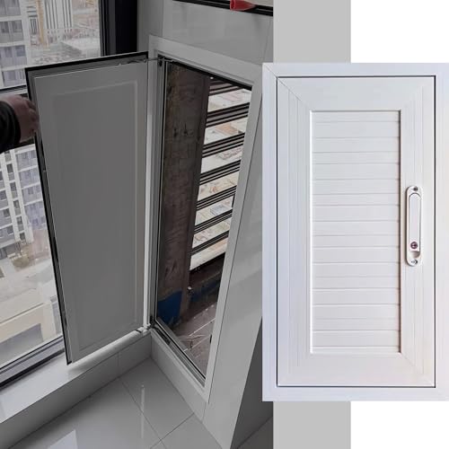 HDYZJQ Revisionstür Revisionsklappe Abschließbare Zugangsplatten, Aluminiumrahmentür, Inspektionsplatte Aus Metall/Wandlukenabdeckungen Für Kriechkeller, Großes Service-Zugangstor(White,600mmx1000mm) von HDYZJQ