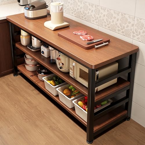 HDZNDH Küchen Regal arbeitsplatte,mikrowellenständer,gewürzregal mit gewürzen,Küchen Organizer aus Metall und Holzwerkstoff,einstellbare lagerregal, Anwendbar auf Garage,Esszimmer HDZNDH Küchen Regal arbeitsplatte,mikrowellenständer,gewürzregal mit gewürzen,Küchen Organizer aus Metall und Holzwerkstoff,einstellbare lagerregal, Anwendbar auf Garage,Esszimmer von HDZNDH