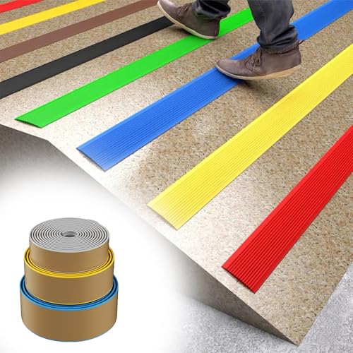 Selbstklebendes Treppenkantenprofil,5m Treppenkantenschutz Rutschfest, Treppenprofil Stufenschutz Für Treppenstufen Innen/außen, Flexible Kantenschutzleiste, Türschwellenleiste, Kantenleiste Treppe Selbstklebendes Treppenkantenprofil,5m Treppenkantenschutz Rutschfest, Treppenprofil Stufenschutz Für Treppenstufen Innen/außen, Flexible Kantenschutzleiste, Türschwellenleiste, Kantenleiste Treppe von HDZNDH