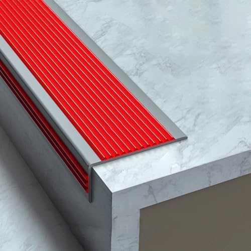 Treppenkantenprofil Selbstklebend,Treppenkantenschutz,rutschfester Kantenschutz Aus PVC, L-förmiges Treppenprofil Stufenschutz Innen/außen, Türschwellenleiste, Winkelleiste Treppenkantenprofil Selbstklebend,Treppenkantenschutz,rutschfester Kantenschutz Aus PVC, L-förmiges Treppenprofil Stufenschutz Innen/außen, Türschwellenleiste, Winkelleiste von HDZNDH