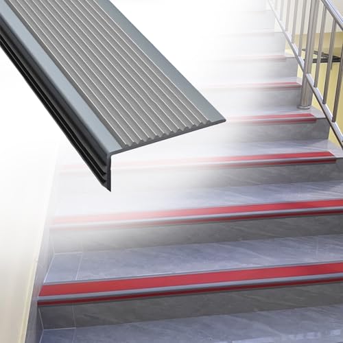 Treppenkantenprofil Selbstklebend,Treppenkantenschutz Antirutsch, Robustes Treppenprofil PVC, Kantenleiste & Stufenschutz, Selbstklebendes Winkelprofil Für Treppenstufen Innen Und Außen Treppenkantenprofil Selbstklebend,Treppenkantenschutz Antirutsch, Robustes Treppenprofil PVC, Kantenleiste & Stufenschutz, Selbstklebendes Winkelprofil Für Treppenstufen Innen Und Außen von HDZNDH