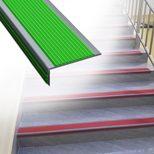 Treppenkantenprofil Selbstklebend,Treppenkantenschutz Antirutsch, Robustes Treppenprofil PVC, Kantenleiste & Stufenschutz, Selbstklebendes Winkelprofil Für Treppenstufen Innen Und Außen Treppenkantenprofil Selbstklebend,Treppenkantenschutz Antirutsch, Robustes Treppenprofil PVC, Kantenleiste & Stufenschutz, Selbstklebendes Winkelprofil Für Treppenstufen Innen Und Außen von HDZNDH