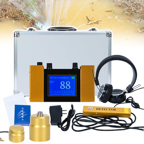 2M Underground Water Leak Detector, Ultrasonic Water Leak Geophone Sensor, Plumbing Leak Detector with Headset, Adjustable 4 Gears Frequency, Water Leak Detection Kit, for Indoor and Outdoor Use 2M Underground Water Leak Detector, Ultrasonic Water Leak Geophone Sensor, Plumbing Leak Detector with Headset, Adjustable 4 Gears Frequency, Water Leak Detection Kit, for Indoor and Outdoor Use von HDaspijh