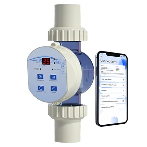 HDaspijh Pool Salt Chlorine Generator, Salt Chlorinator, Saltwater Chlorinator System for Swimming SPA, Built-in Wi-Fi & App Remote Control, Automatic Cleaning Function,7.5g/h HDaspijh Pool Salt Chlorine Generator, Salt Chlorinator, Saltwater Chlorinator System for Swimming SPA, Built-in Wi-Fi & App Remote Control, Automatic Cleaning Function,7.5g/h von HDaspijh