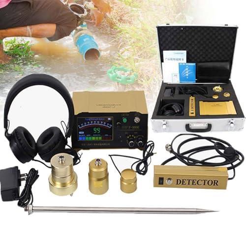 HDaspijh Professional Leak Detection Sensor Underground Pipe Water Leak Detector for Home and Outdoor use, Ultrasonic Water Leak geophone Sensor,3 Meter Detection Depth, 1-4 Gear Adjustable HDaspijh Professional Leak Detection Sensor Underground Pipe Water Leak Detector for Home and Outdoor use, Ultrasonic Water Leak geophone Sensor,3 Meter Detection Depth, 1-4 Gear Adjustable von HDaspijh