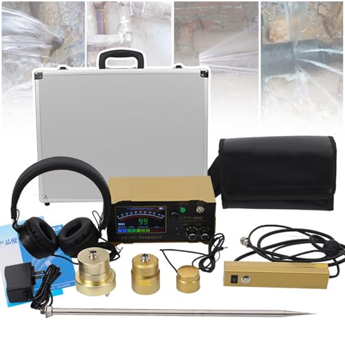 HDaspijh Professional Underground Water Leak Detector - 3 Meter Detection Depth, Electric Water Leak detectors Equipment for Construction Site, Indoor and Outdoor Leak Detection, 1-4 Gear Adjustable HDaspijh Professional Underground Water Leak Detector - 3 Meter Detection Depth, Electric Water Leak detectors Equipment for Construction Site, Indoor and Outdoor Leak Detection, 1-4 Gear Adjustable von HDaspijh
