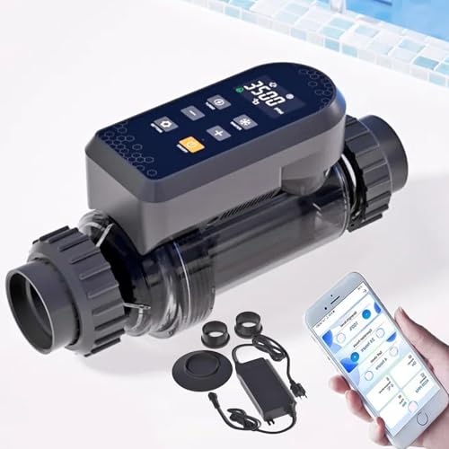 Salt Chlorine Generator, Smart Salt Chlorinator, Salt Water Chlorination System for Swimming Pools, Built-in Wi-Fi & App Remote Control, Salt Water Pool Chlorinator with Smart Digital Panel,40g/h Salt Chlorine Generator, Smart Salt Chlorinator, Salt Water Chlorination System for Swimming Pools, Built-in Wi-Fi & App Remote Control, Salt Water Pool Chlorinator with Smart Digital Panel,40g/h von HDaspijh