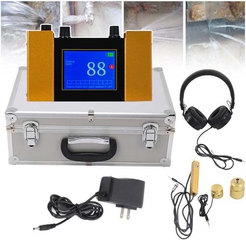 Underground Water Leak Detector with Digital Display, Ultrasonic Water Leak Geophone Sensor with Adjustable 4 Gears Frequency for Floor Heating Water Leakage Detecting Reducing Waste and Saving Bill Underground Water Leak Detector with Digital Display, Ultrasonic Water Leak Geophone Sensor with Adjustable 4 Gears Frequency for Floor Heating Water Leakage Detecting Reducing Waste and Saving Bill von HDaspijh