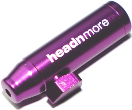 HEADNMORE Schnupfdosierer Snuff Bottle HM31 Lila Dosierer Spender Portionierer Sniffer Doser 1 Stück (Ohne Trichter) von HEADNMORE