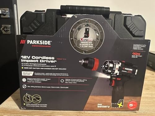 HEADNMORE PARKSIDE PERFORMANCE® 12V Akku-Bohrschrauber »PBSPA 12 D4«, ohne Akku und Ladegerät von HEADNMORE