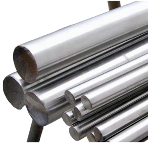 Edelstahl, Edelstahlstangen, 6 mm, 6,5 mm, 7 mm, 7,5 mm, 8 mm, 8,5 mm, 9,5 mm, 9 mm, 10 mm, lineare Welle, metrische Rundstange, geschliffenes Material M6–M10(7mm) von HEAGER
