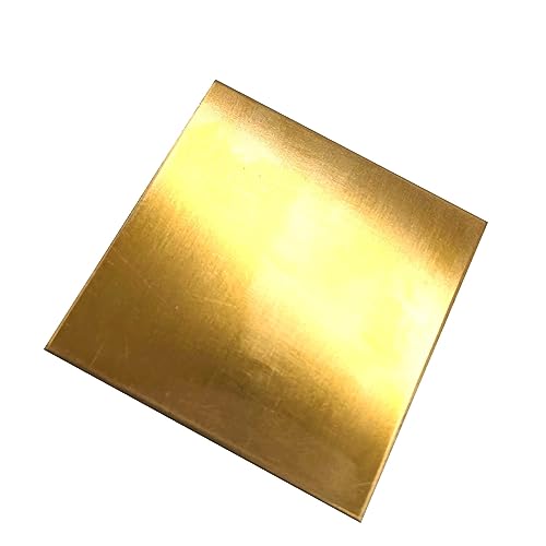 Kupfermetall, 5 mm Messingblechplatte for Gravieren, Kunsthandwerk, Dekoration, Hobbys, mehrere Größen(5x150x200mm 1pc) von HEAGER