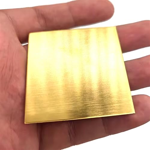 Kupfermetall, Messingblechfolie H62, 0,1 mm bis 0,8 mm Dicke, mehrere Größen(0.8x30x50mm 1pc) von HEAGER