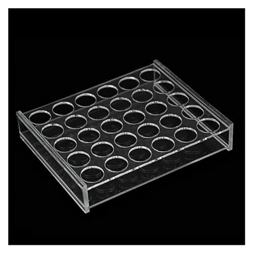 Prüfsäule, Laborgerätegestell for Chromatographiefläschchen 10 ml Ständer Platz for 30 Fläschchen Analytischer Probenflaschenhalter Öffnung 22,5 mm von HEAGER