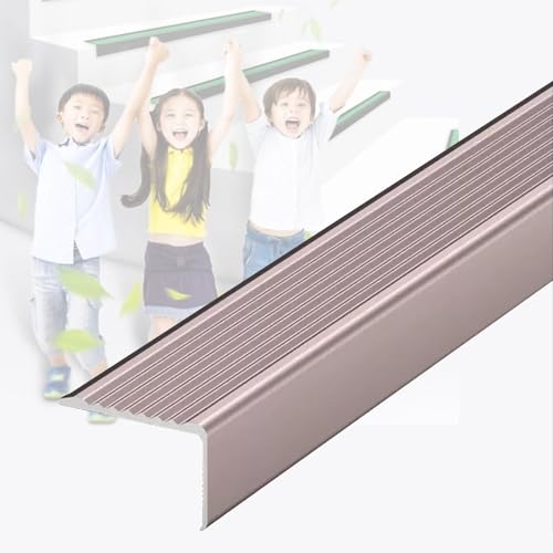 Treppenkantenkanten dekorieren, Aluminiumtreppenkanten-Schritt-Rand-Ordnung L, die Eckenschützer in den Mehrfarbenmehrfachgrößen formt(Purple,W 30mm) von HEAGER