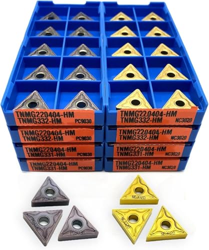 Werkzeuge für Drehmaschinen, 10 Stück Fräsereinsätze TNMG160404 TNMG160408 HA PC9030 Hochwertiger Hartmetalleinsatz for externe Drehwerkzeuge for die Stahlverarbeitung Metallschneiddrehwerkzeuge(TNMG2 Werkzeuge für Drehmaschinen, 10 Stück Fräsereinsätze TNMG160404 TNMG160408 HA PC9030 Hochwertiger Hartmetalleinsatz for externe Drehwerkzeuge for die Stahlverarbeitung Metallschneiddrehwerkzeuge(TNMG2 von HEAGER