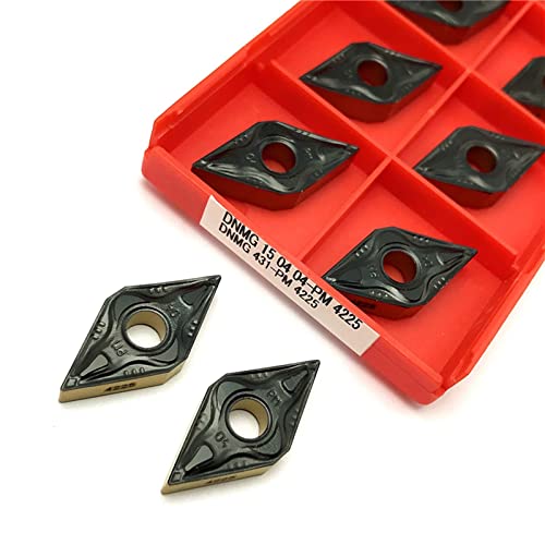 Werkzeuge für Drehmaschinen, Fräser Einsätze Metallteile DNMG150404 DNMG150408 DNMG150604 DNMG150608 PM4229 HartmetalleinsatzMaschinenwerkzeug DNMG(DNMG150408PM 4225) von HEAGER