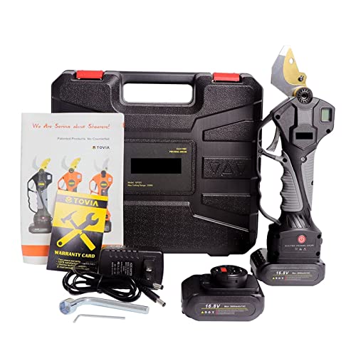 Akku-Elektro-Gartenschere 16,8 V Lithium-Ionen-Astschere Effizienter Obstbaum-Bonsai-Schnitt Äste Cutter Landschaftsbau,Effizientes Schneiden(Shears(Case)) von HEALBYBLE