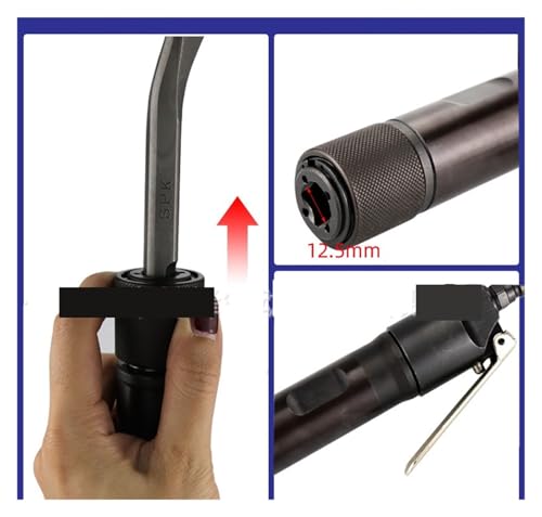 Gerade Luftschaufel, pneumatischer Pick, pneumatischer Meißel, Rostentferner, pneumatischer Hammer, Multifunktions-Reinigung,Kraftpaket-Leistung(T2 (including 3 shovel tips)) von HEALBYBLE