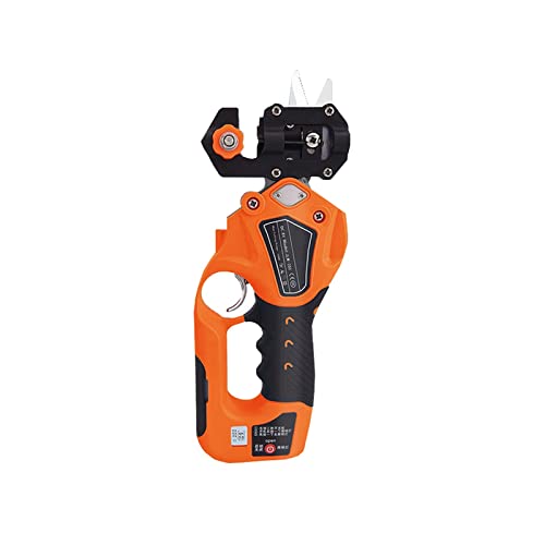 Lithium-Batterie-Pfropfmaschine Pfropfschere Multifunktionale Astschere Sämling Beschneiden und Pfropfen von Zweigen 2 in 1,Effizientes Schneiden(Orange) von HEALBYBLE