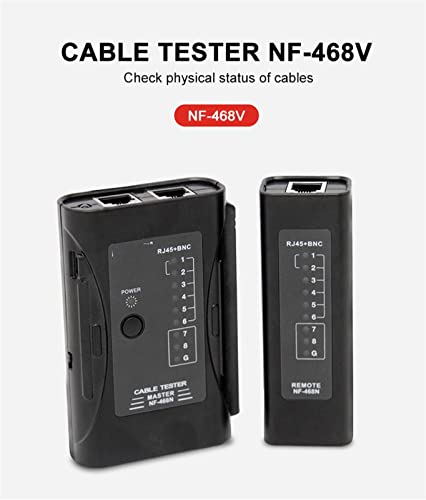 NF-468V. Netzwerk Ethernet. RJ45 Cat5e Cat6 LAN Kabelprüfgerät RJ11. Testwerkzeuge for UTP/STP. Leitung RJ12. Drahtcheck.,Hohe Haltbarkeit NF-468V. Netzwerk Ethernet. RJ45 Cat5e Cat6 LAN Kabelprüfgerät RJ11. Testwerkzeuge for UTP/STP. Leitung RJ12. Drahtcheck.,Hohe Haltbarkeit von HEALBYBLE