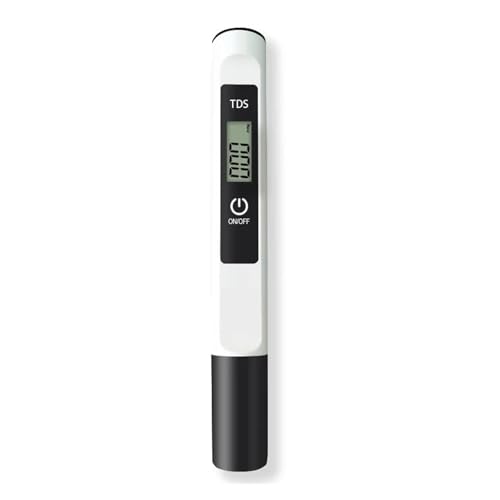 PH-Meter, hochpräziser TDS-Tester for Wasser mit Messbereich for Aquarien und Schwimmbäder,Korrosionsbeständigkeit(White) von HEALBYBLE