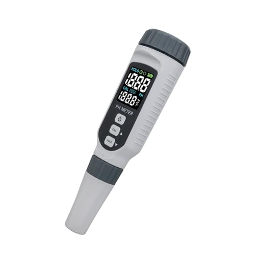 Professionelles digitales PH-Meter, Stifttyp, Wasserqualitätstester, wiederaufladbarer Pool-Säuretester,Korrosionsbeständigkeit von HEALBYBLE