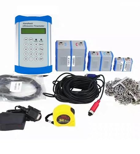 TUF-3000L Handheld-Ultraschall-Durchflussmesser DN15-DN6000 Wasser Öl Diesel Durchflussmesser Flüssigkeitsgeschwindigkeitstester Eingebaute Batterie,Durchflussrate überwachen(HostTS-2 TM-1 TL-1) von HEALBYBLE
