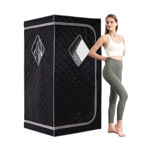 Tragbare Infrarotsauna, persönliche Sauna for zu Hause mit tragbarem Stuhl, Spa-Zelt for Entgiftungstherapie, Beseitigung von Müdigkeit, Schönheitspfle,Saunasitzungen zu Hause(WS) von HEALBYBLE