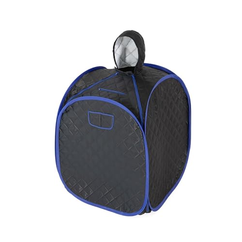Tragbares Dampfsauna-Zelt, SPA-Raumbox ohne Dampfgarer for eine oder zwei Personen, wichtsverlust, Ganzkörper-Schlankheit,Saunasitzungen zu Hause(1 person black) von HEALBYBLE