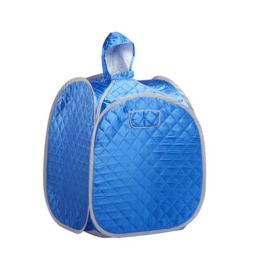 Tragbares Dampfsauna-Zelt, SPA-Raumbox ohne Dampfgarer for eine oder zwei Personen, wichtsverlust, Ganzkörper-Schlankheit,Saunasitzungen zu Hause(1 person blue) von HEALBYBLE