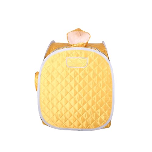 Tragbares Dampfsauna-Zelt, SPA-Raumbox ohne Dampfgarer for eine oder zwei Personen, wichtsverlust, Ganzkörper-Schlankheit,Saunasitzungen zu Hause(2 person yellow) von HEALBYBLE