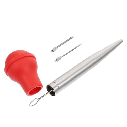 HEALEEP 1 Satz Bbq Marinadenspritze mit Silikonpumpe Grill Zubehör für Saftigen Truthahn und Injizieren von Gewürzen und Marinade für Grillpartys und Feiertage HEALEEP 1 Satz Bbq Marinadenspritze mit Silikonpumpe Grill Zubehör für Saftigen Truthahn und Injizieren von Gewürzen und Marinade für Grillpartys und Feiertage von HEALEEP