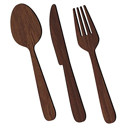 HEALEEP 1 Satz Dekorativer Wandbehang Küchenutensilien Holzschild Vintage Wanddekoration für Küche Esszimmer Bar und Restaurant Langlebiges Holzdesign Walnussoptik HEALEEP 1 Satz Dekorativer Wandbehang Küchenutensilien Holzschild Vintage Wanddekoration für Küche Esszimmer Bar und Restaurant Langlebiges Holzdesign Walnussoptik von HEALEEP