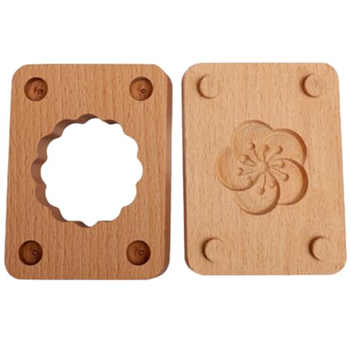 HEALEEP 1 Satz Doppelschichtige Backform aus Buchenholz für Grüne Bohnenkuchen Handpress Moulds für Mondkuchen Praktische Backwerkzeuge für Kreatives Backerlebnis HEALEEP 1 Satz Doppelschichtige Backform aus Buchenholz für Grüne Bohnenkuchen Handpress Moulds für Mondkuchen Praktische Backwerkzeuge für Kreatives Backerlebnis von HEALEEP