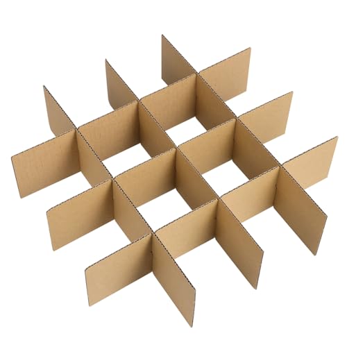 HEALEEP 1 Satz Teiliges Set Karton Trennwände für Umzugskartons Effektive Glaswaren Trennwände für Sicheren Transport Praktische und Wiederverwendbare Verpackungslösung Einfache von HEALEEP