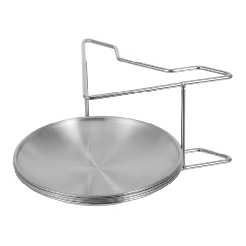 HEALEEP 1 Set Runde Teller Aus Salat Vorspeisenplatte Kuchen Snack Serviertablett Mit Gestell Mahlzeiten Und Abendessengeschirr Für Camping Buffet Party Serviergeschirr von HEALEEP
