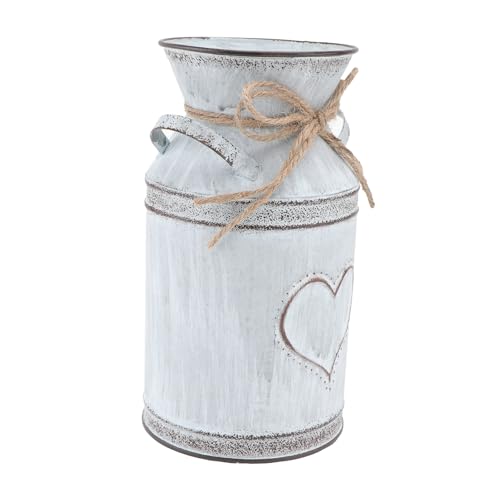HEALEEP 1 Stück Blumenvase im Herzen Design aus Metall Dekorativer Pflanzentopf für Garten und Wohnräume Vielseitig Einsetzbar als Deko Element für Balkon Fenster und Eingangsbereiche von HEALEEP