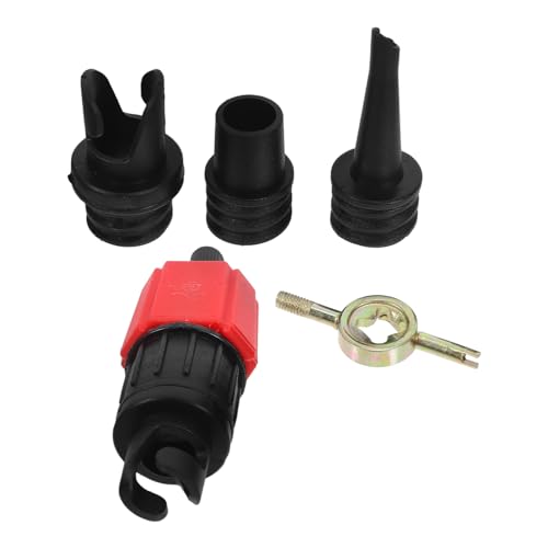 HEALEEP 1 Stück Fahrzeugmontierte Elektrische Pumpe Ventiladapter für Schlauchboot Kanu Auto Aufblasbare Matratze Langlebiger Rubber Adapter Rot HEALEEP 1 Stück Fahrzeugmontierte Elektrische Pumpe Ventiladapter für Schlauchboot Kanu Auto Aufblasbare Matratze Langlebiger Rubber Adapter Rot von HEALEEP
