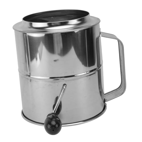 HEALEEP 1 Stück Handheld Mehlsieb Tragbarer Sifter mit Dichtem Netz für Siebung für Backen und Küchenbedarf Sicher und Leicht zu Bedienen von HEALEEP