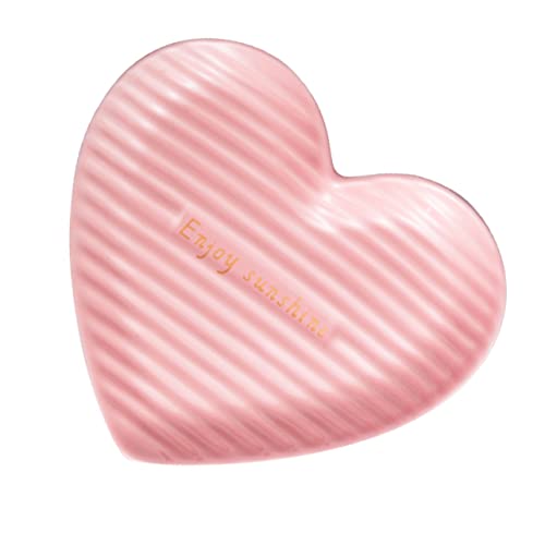 HEALEEP 1 Stück Herzförmiger Keramikteller Rosa Servierplatte für Steak Obst und Pasta für Zuhause und Restaurants für Feiern und Besondere Anlässe HEALEEP 1 Stück Herzförmiger Keramikteller Rosa Servierplatte für Steak Obst und Pasta für Zuhause und Restaurants für Feiern und Besondere Anlässe von HEALEEP