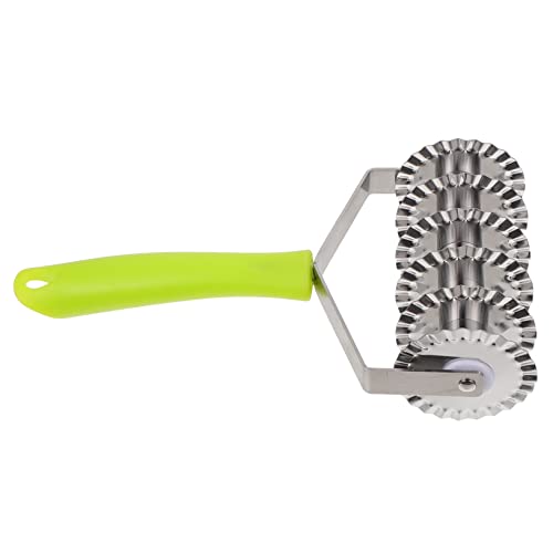 HEALEEP 1 Stück Pizzaschneider mit Rutschfestem Griff Premium Pizza Cutter für Schneiden von Pizza und Teig für Heimische Küche Grün von HEALEEP