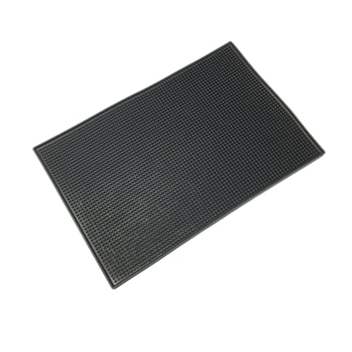 HEALEEP 1 Stück Silikon Bar Abtropfmatte Rutschfeste Spülmatte für Geschirr und Getränke Tiefen Rillen für Optimale Drainage und Luftzirkulation Leicht zu Reinigen für Bar und von HEALEEP