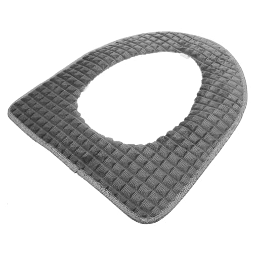 HEALEEP 1 Stück Toilettensitzbezug mit Reißverschluss Warmes und Bequemes Kissen für Toiletten Waschbar aus Dicker Flanellmaterial für Kalte Einfache Installation und Pflege von HEALEEP