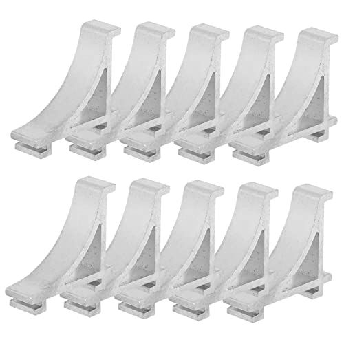 HEALEEP 10 Stück Kühlschrank Regal Clip Kit aus Verstellbare Haken für Gefrierschrank und Kühlschrank Sicher und Installieren Rostfrei und Langlebig für Kühlregale HEALEEP 10 Stück Kühlschrank Regal Clip Kit aus Verstellbare Haken für Gefrierschrank und Kühlschrank Sicher und Installieren Rostfrei und Langlebig für Kühlregale von HEALEEP