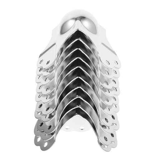 HEALEEP 10stücke Teiliges Metall Eckenschutz Für Flugkoffer Triangular Ball Edge Protectors Aus Verchromtem Eisen Vielseitig Einsetzbar Für Möbel Und Transport Einfache Installation Elegante HEALEEP 10stücke Teiliges Metall Eckenschutz Für Flugkoffer Triangular Ball Edge Protectors Aus Verchromtem Eisen Vielseitig Einsetzbar Für Möbel Und Transport Einfache Installation Elegante von HEALEEP